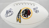 John Riggins Autographed Washington Redskins Logo Football w/HOF-Beckett W Holo