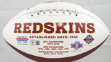 John Riggins Autographed Washington Redskins Logo Football w/HOF-Beckett W Holo