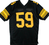 Jack Ham Autographed Black w/Yellow Pro Style Jersey w/ HOF-Beckett W Hologram