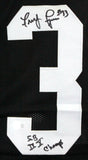 Frenchy Fuqua Autographed Black Pro Style Jersey w/SB Champs-Beckett W Hologram