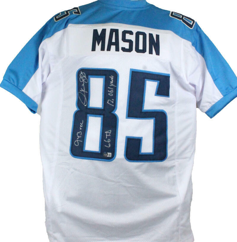 Derek Mason Autographed Blue Pro-Style Football Jersey (JSA) deals