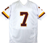 Joe Theismann Autographed White Pro Style Jersey w/83 MVP-Beckett W Hologram