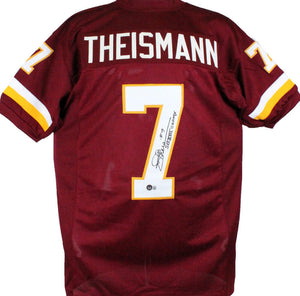 Joe Theismann Autographed Maroon Pro Style Jersey w/SB Champs-Beckett W Hologram