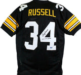 Andy Russell Autographed Black Pro Style Jersey w/SB Champs-Beckett W Hologram