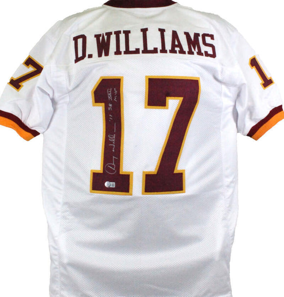 Doug Williams Autographed White Pro Style Jersey w/SB MVP-Beckett W Hologram