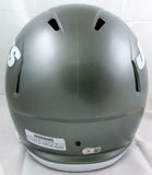 Elijah Moore Autographed NY Jets F/S Flash Speed Helmet-Beckett W Holo *Black