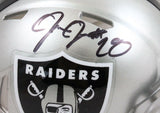 Josh Jacobs Autographed Las Vegas Raiders Flash Speed Mini Helmet-Beckett W Holo