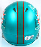 Mike Gesicki Autographed Miami Dolphins Flash Speed Mini Helmet-Beckett W Holo