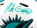 Mike Gesicki Autographed Dolphins F/S Lunar Speed Authentic Helmet-BAW Hologram