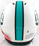 Mike Gesicki Autographed Dolphins F/S Lunar Speed Authentic Helmet-BAW Hologram