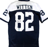 Jason Witten Autographed Blue & White Pro Style Jersey-Beckett W Hologram