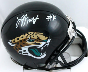 Laviska Shenault Autographed Jacksonville Jaguars Mini Helmet-Beckett W Hologram