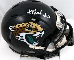 Laviska Shenault Autographed Jaguars Speed Mini Helmet-Beckett W Hologram *White