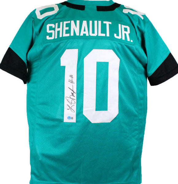 Laviska Shenault Jr Autographed Teal Pro Style Jersey Beckett W