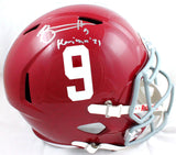 Bryce Young Autographed Alabama Crimson Tide F/S Speed Helmet w/Heisman-BAW Holo