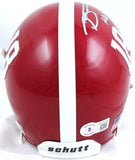 Bryce Young Autographed Alabama Crimson Tide Schutt Mini w/Heisman-BeckettW Holo