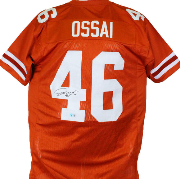 Joseph Ossai Autographed Orange College Style Jersey-Beckett W Hologram *Black