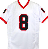 AJ Green Autographed White College Style Jersey- Beckett W Hologram *Silver