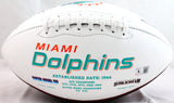 Ricky Williams Autographed Miami Dolphins Logo Football W/ SWED-Beckett Hologram