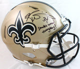 Ricky Williams Signed Saints F/S Speed Authentic Helmet w/SWED-Beckett Hologram