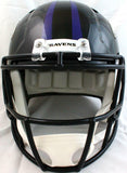 Ricky Williams Autographed Baltimore Ravens F/S Speed Helmet w/SWED-Beckett Holo