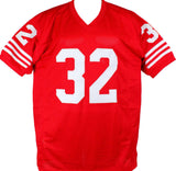 OJ Simpson Autographed Red Pro Style Jersey- JSA W *Black