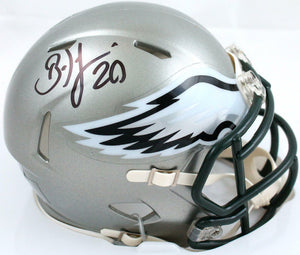 Brian Dawkins Autographed Philadelphia Eagles Flash Speed Mini Helmet-BAW Holo