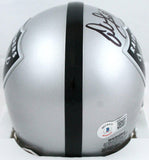 Warren Sapp Autographed Oakland Raiders Mini Helmet w/HOF-Beckett W Hologram