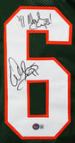 Warren Sapp Autographed Green College Style Jersey w/Insc.-Beckett W Hologram