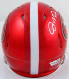 Joe Montana Autographed SF 49ers Flash Speed Mini Helmet w/HOF-Fanatics *White