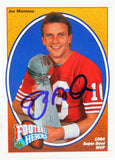 1991 UD Heroes #3 Joe Montana 49ers Autograph Beckett Witness