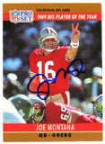 1990 Pro Set #2 Joe Montana 49ers Autograph Beckett Witness