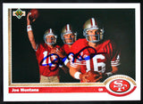 1991 Upper Deck #54 Joe Montana 49ers Autograph Beckett Witness