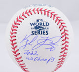 Kyle Tucker Autographed Rawlings WS OML Baseball w/ Insc- Beckett W Hologram