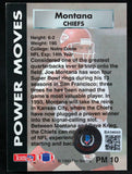 1993 Pro Set Power #PM10 Joe Montana Chiefs Autograph Beckett Witness