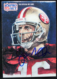 1991 Pro Set #387 Joe Montana 49ers Autograph Beckett Witness