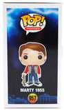 Michael J. Fox Autographed Marty 1955 Funko Pop Figurine #957- JSA W *Yellow