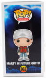 Michael J. Fox Autographed Marty in Future Outfit Funko Pop Figurine #962- JSA W