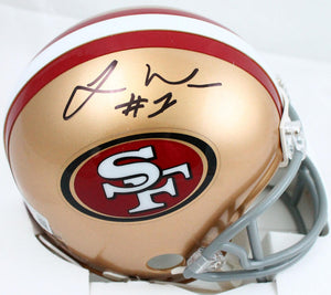 Jimmie Ward Autographed San Francisco 49ers Mini Helmet-Beckett W Hologram