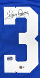 Tony Dorsett Autographed Blue Pro Style Jersey-Beckett W Hologram *Black