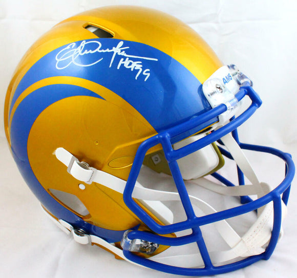 Eric Dickerson Signed LA Rams Flash Speed Authentic F/S Helmet w/HOF-BAW Holo