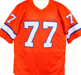 Karl Mecklenburg Autographed Orange Pro Style Jersey-Beckett W Hologram *Black