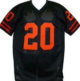 Earl Campbell Autographed Black College STAT Style Jersey w/HT - JSA W *Black