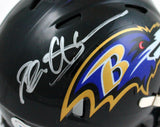 Deion Sanders Autographed Baltimore Ravens Speed Mini Helmet-Beckett W Hologram