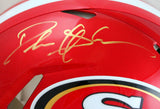 Deion Sanders Autographed SF 49ers F/S Flash Speed Authentic Helmet-BAW Hologram