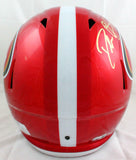 Deion Sanders Autographed SF 49ers F/S Flash Speed Helmet-Beckett W Hologram