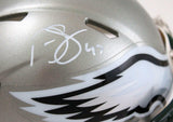 Darren Sproles Autographed Philadelphia Eagles Flash Speed Mini Helmet-BAW Holo