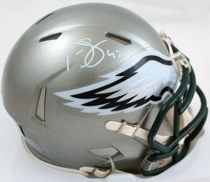 Darren Sproles Autographed Philadelphia Eagles Flash Speed Mini Helmet-BAW Holo