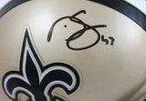 Darren Sproles Autographed New Orleans Saints Mini Helmet- Beckett W Hologram