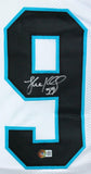 Luke Kuechly Autographed White Pro Style Jersey-Beckett W Hologram *Silver